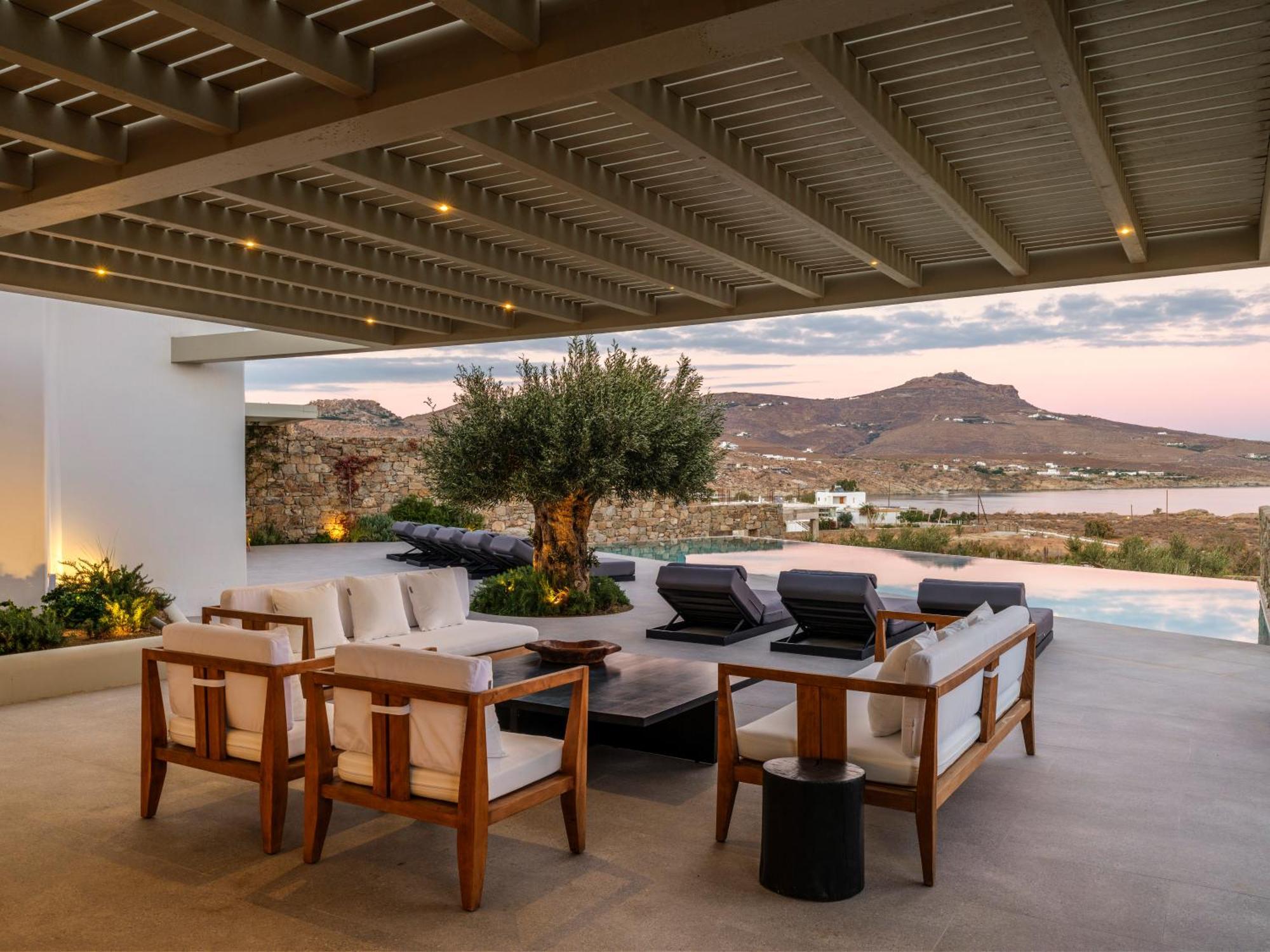 Blue Eye Grand Villa Mykonos Kalafatis Exterior photo