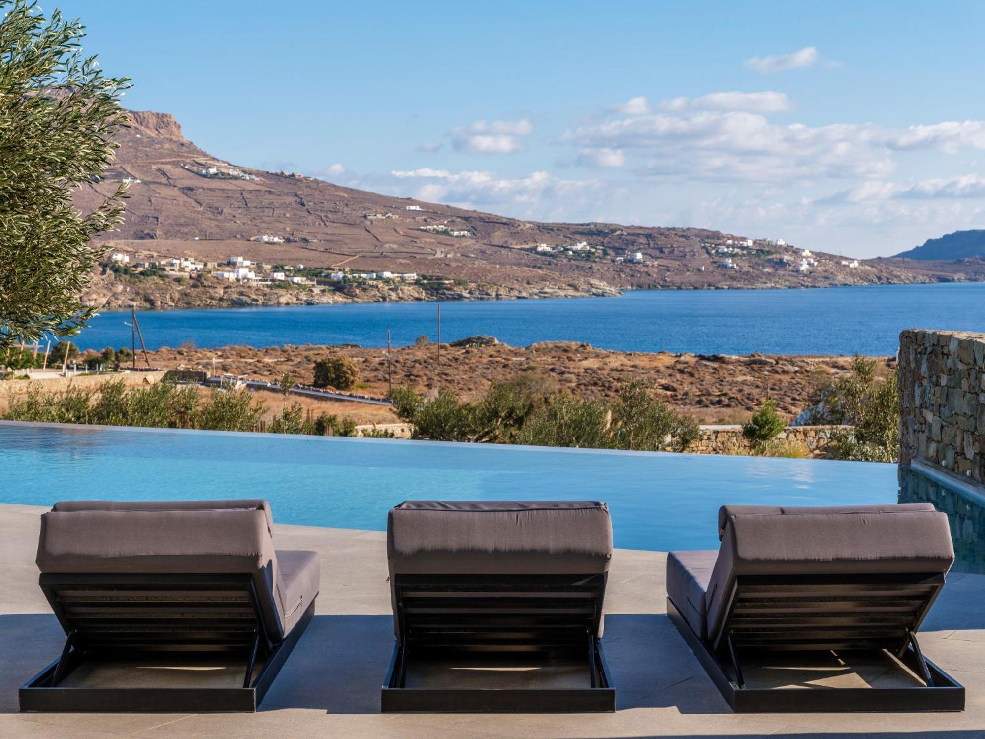 Blue Eye Grand Villa Mykonos Kalafatis Exterior photo