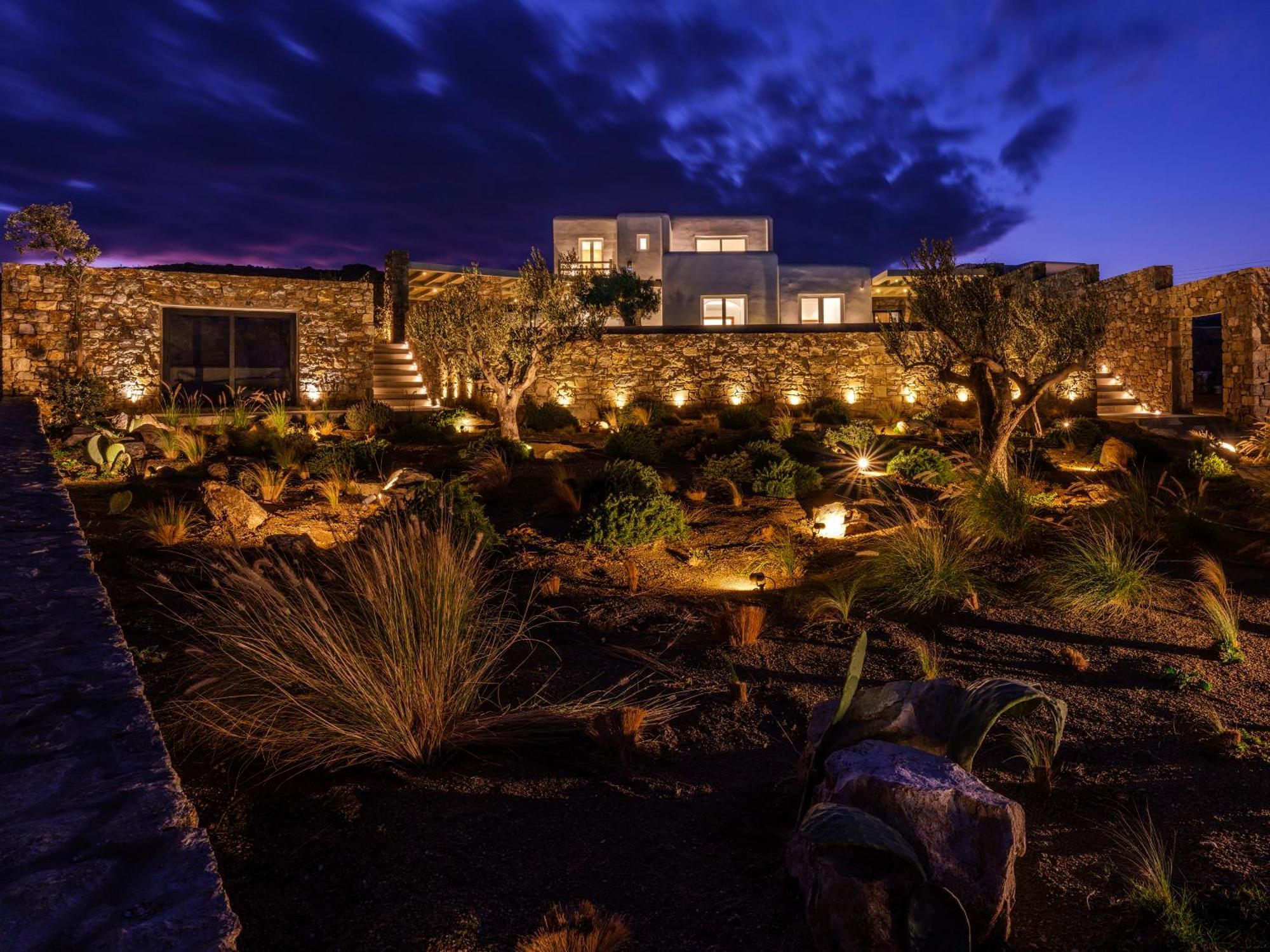 Blue Eye Grand Villa Mykonos Kalafatis Exterior photo