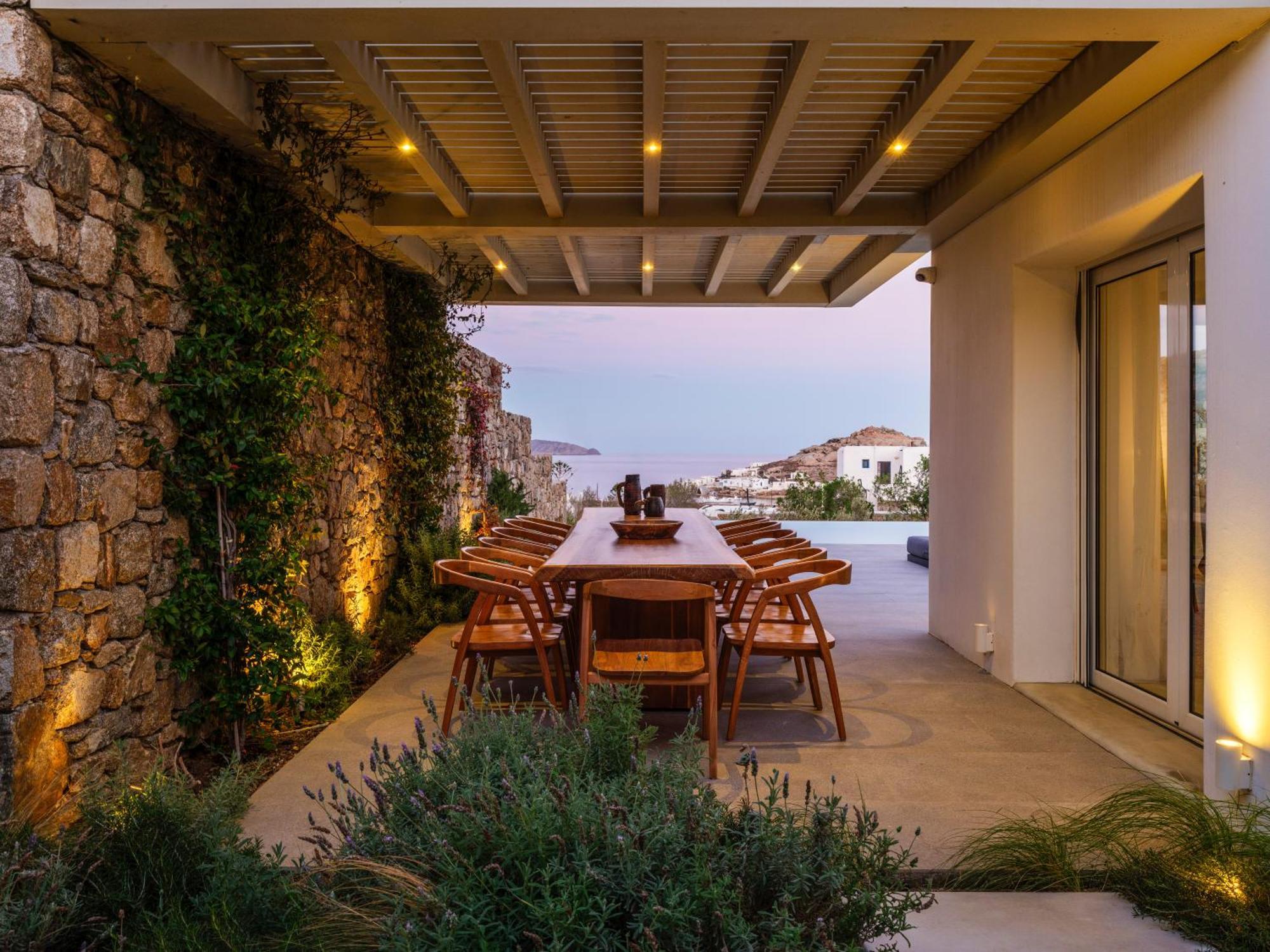 Blue Eye Grand Villa Mykonos Kalafatis Exterior photo