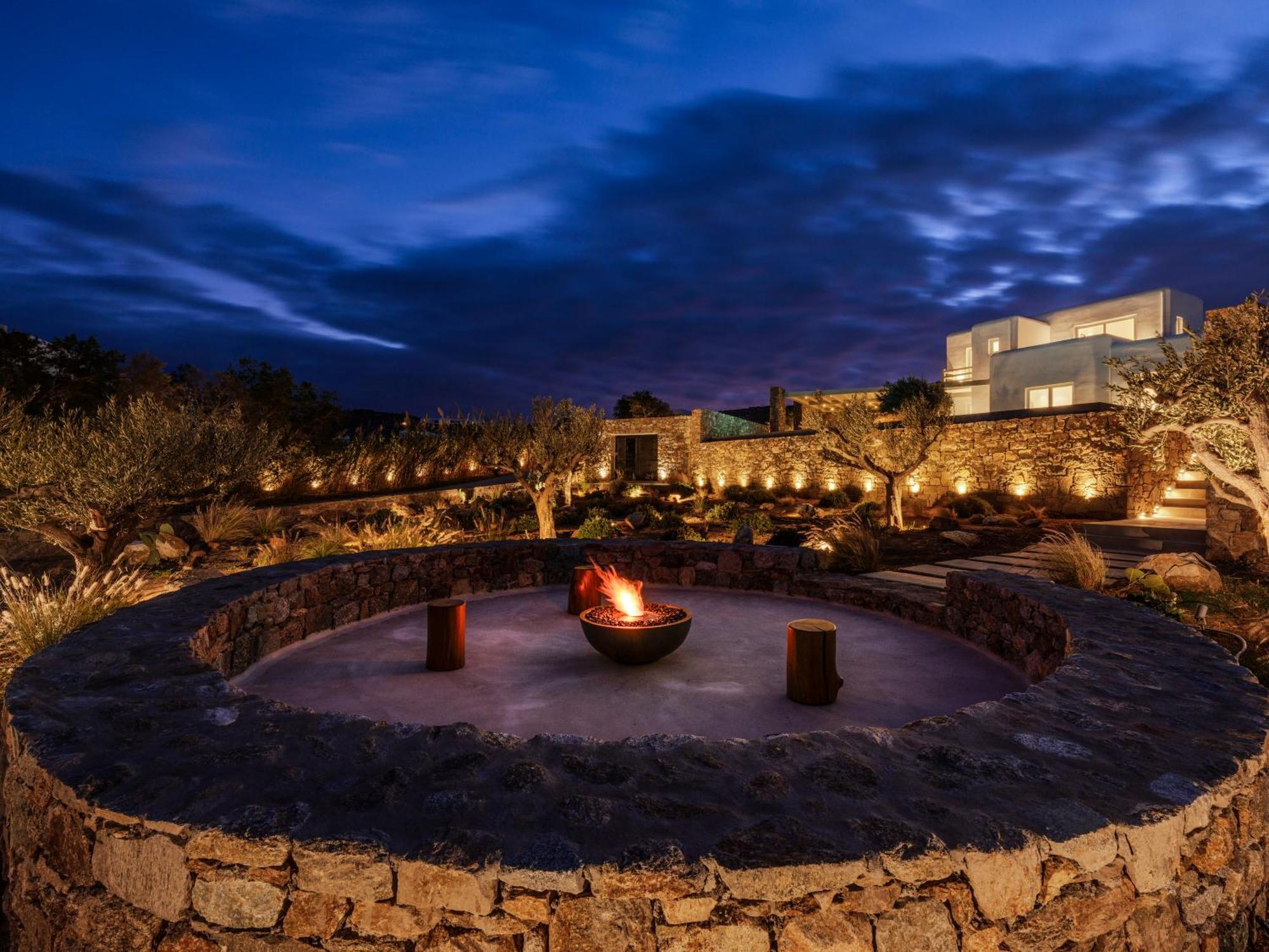 Blue Eye Grand Villa Mykonos Kalafatis Exterior photo