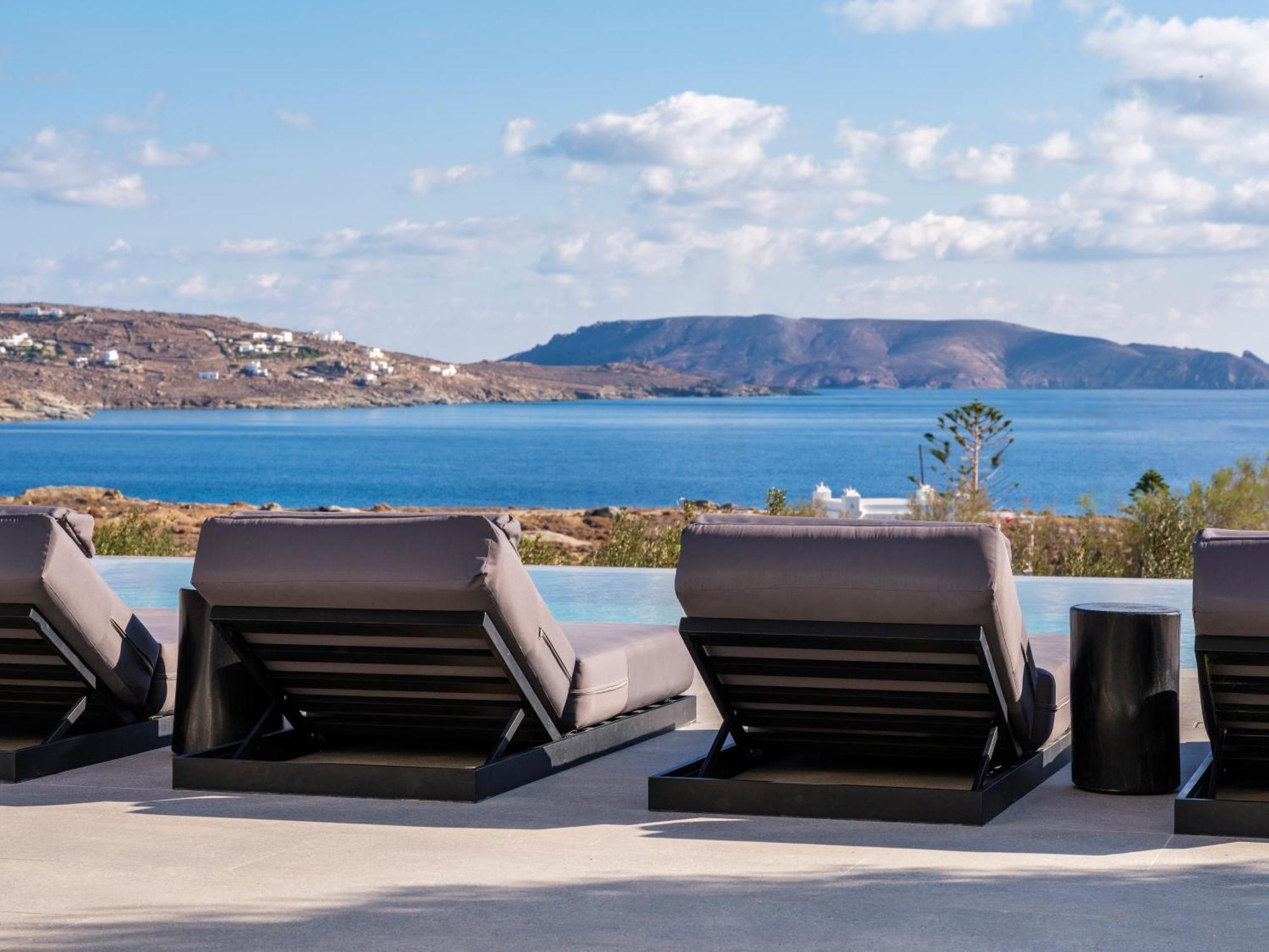 Blue Eye Grand Villa Mykonos Kalafatis Exterior photo