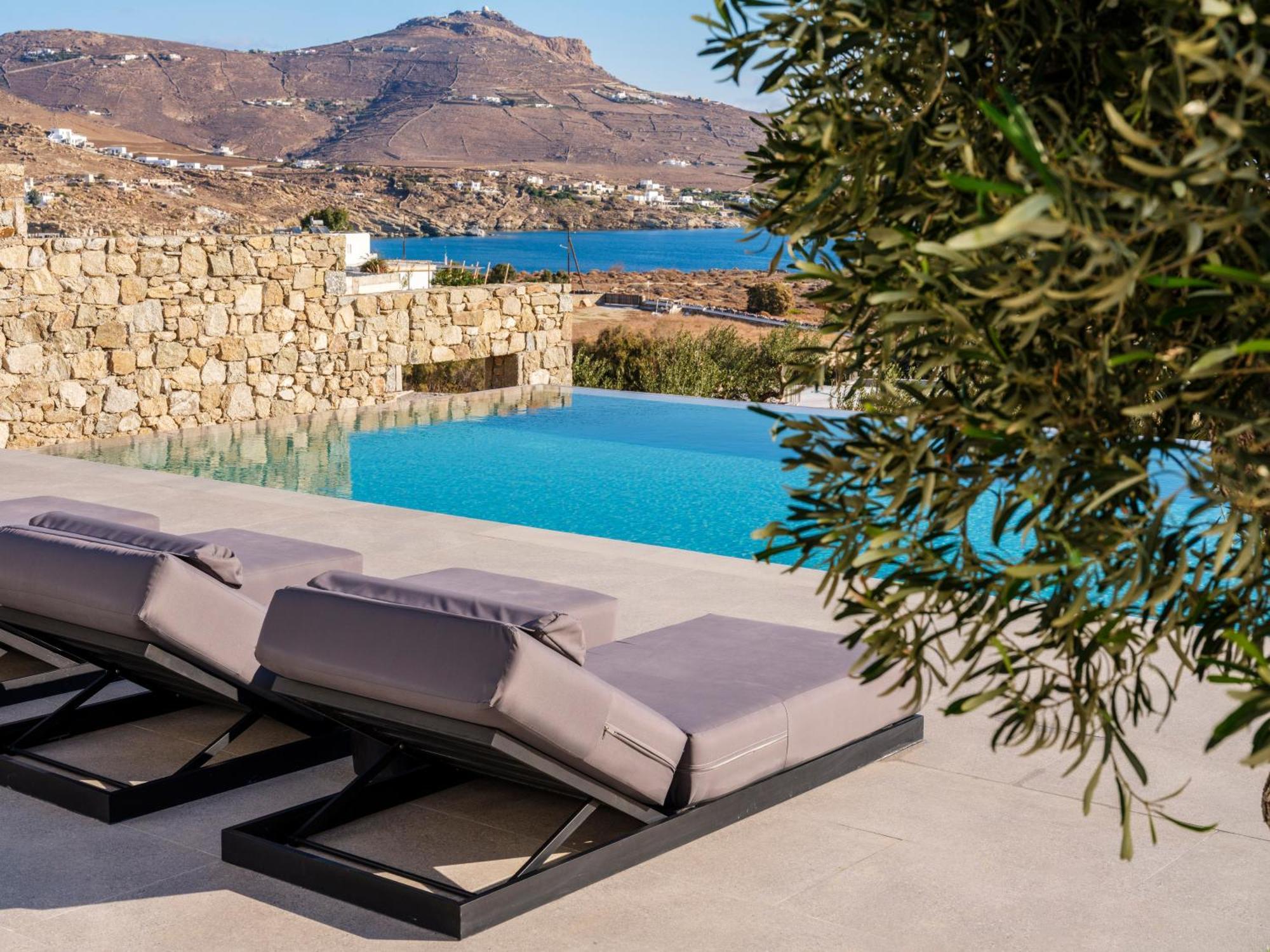 Blue Eye Grand Villa Mykonos Kalafatis Exterior photo