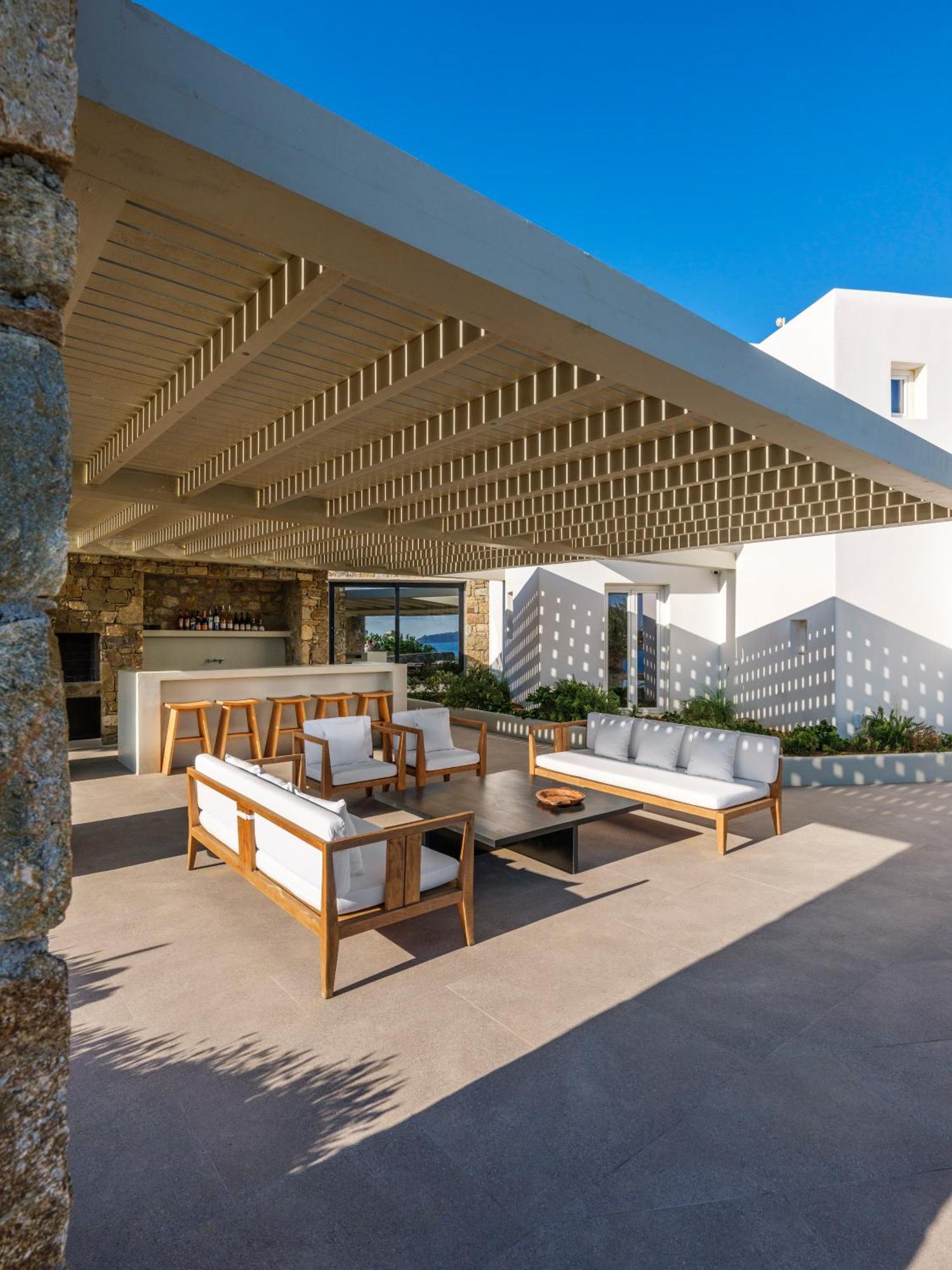 Blue Eye Grand Villa Mykonos Kalafatis Exterior photo