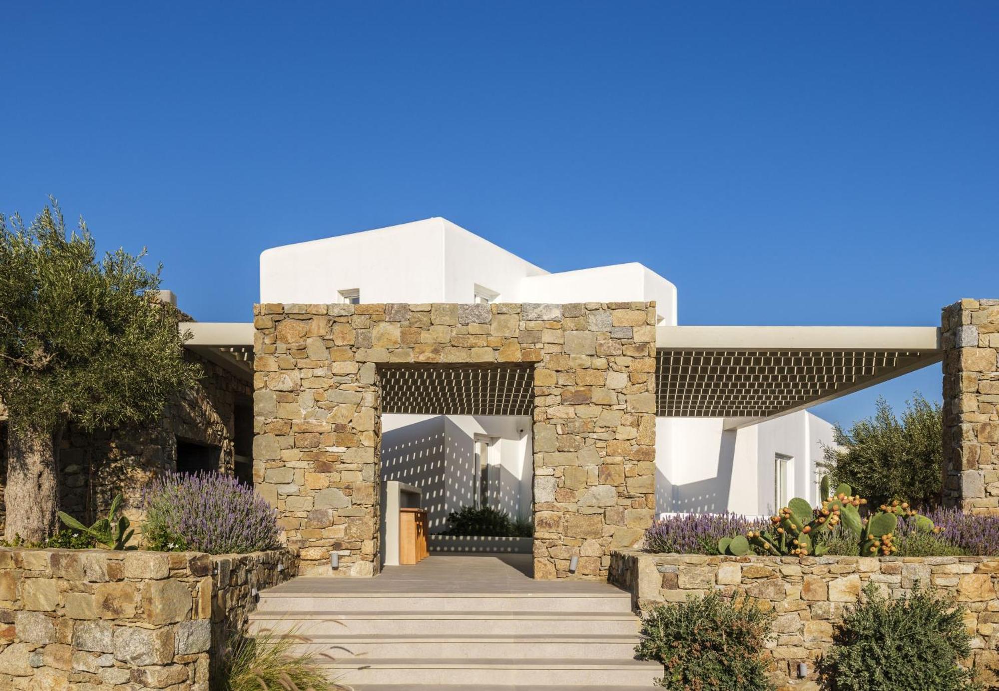 Blue Eye Grand Villa Mykonos Kalafatis Exterior photo